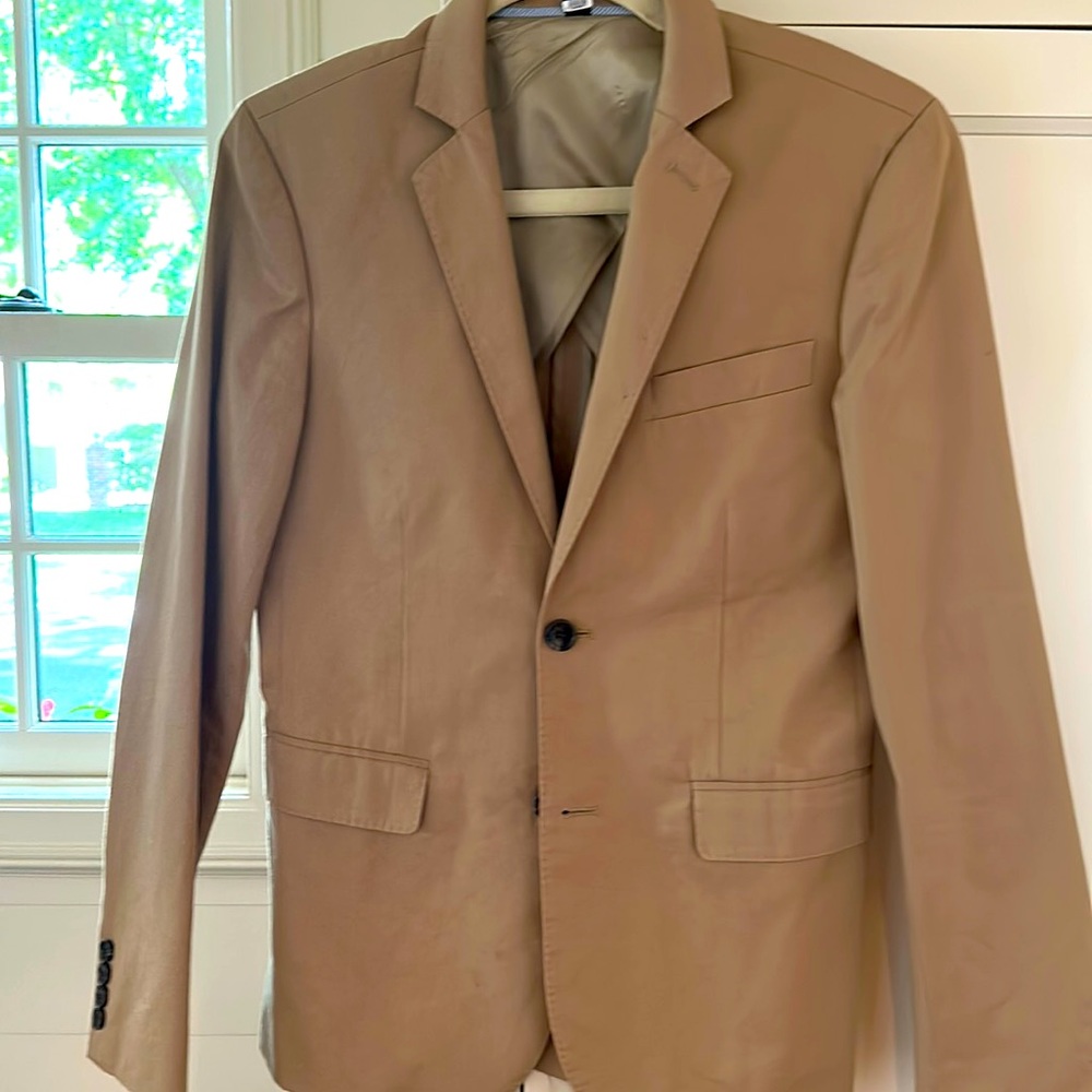 Boys’ Crewcuts khaki blazer